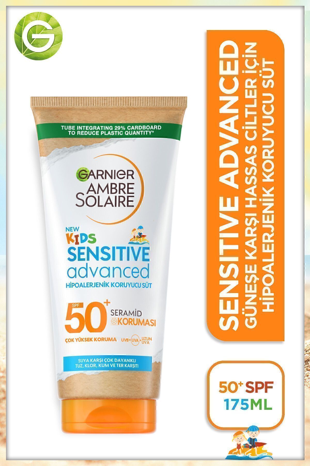 GARNİER AMBER SENSİTİVE ADVANCED GÜNEŞ SÜT ÇOCUK GFK50 200ML-