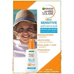 GARNİERAMBER SENSİTİVE ADVANCED GÜNEŞ SPREY ÇOCUK GFK50 200ML-