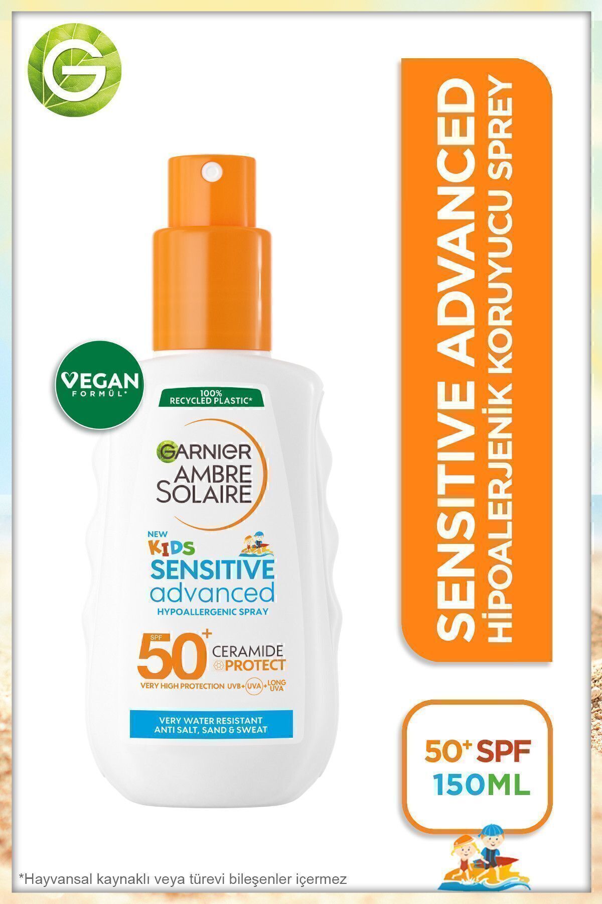 GARNİERAMBER SENSİTİVE ADVANCED GÜNEŞ SPREY ÇOCUK GFK50 200ML-