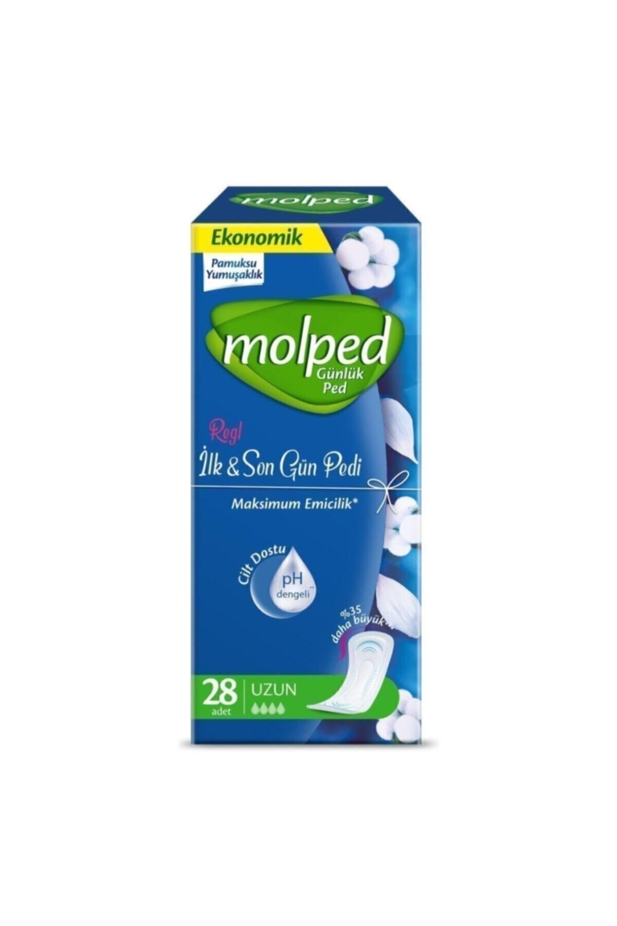 Molped Günlük Ped İlk Son Gün Uzun 28li-