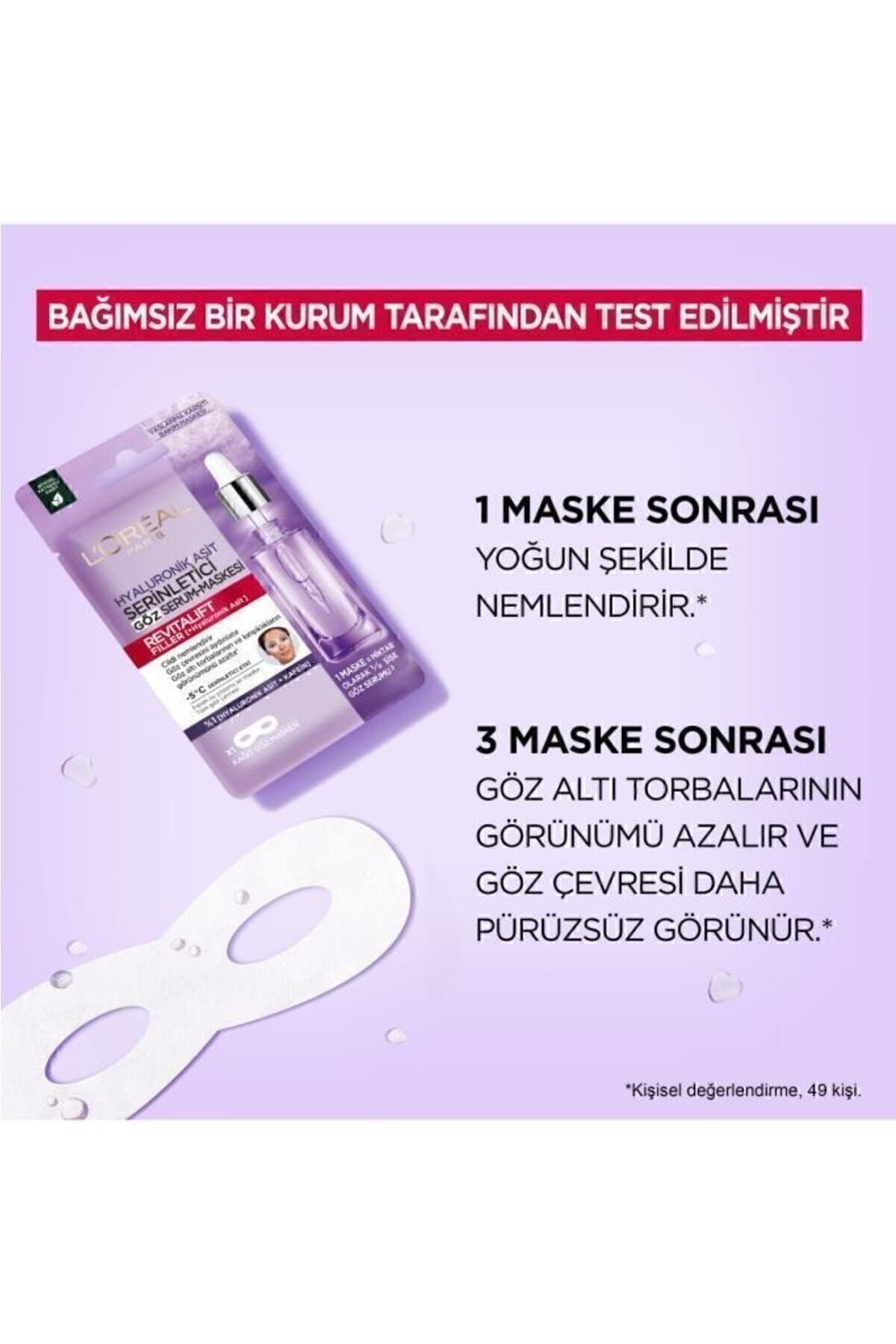 LOREAL  PARİS REVİTALİFT FİLLER SERİNLETİCİ GÖZ SERUM MASKE-