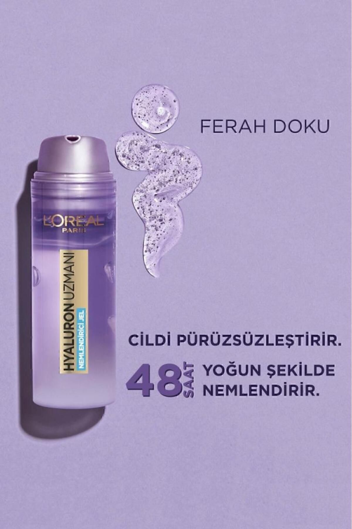 LOREAL PARİS HYALURON UZMANI NEMLENDİRİCİ JEL 50ML-