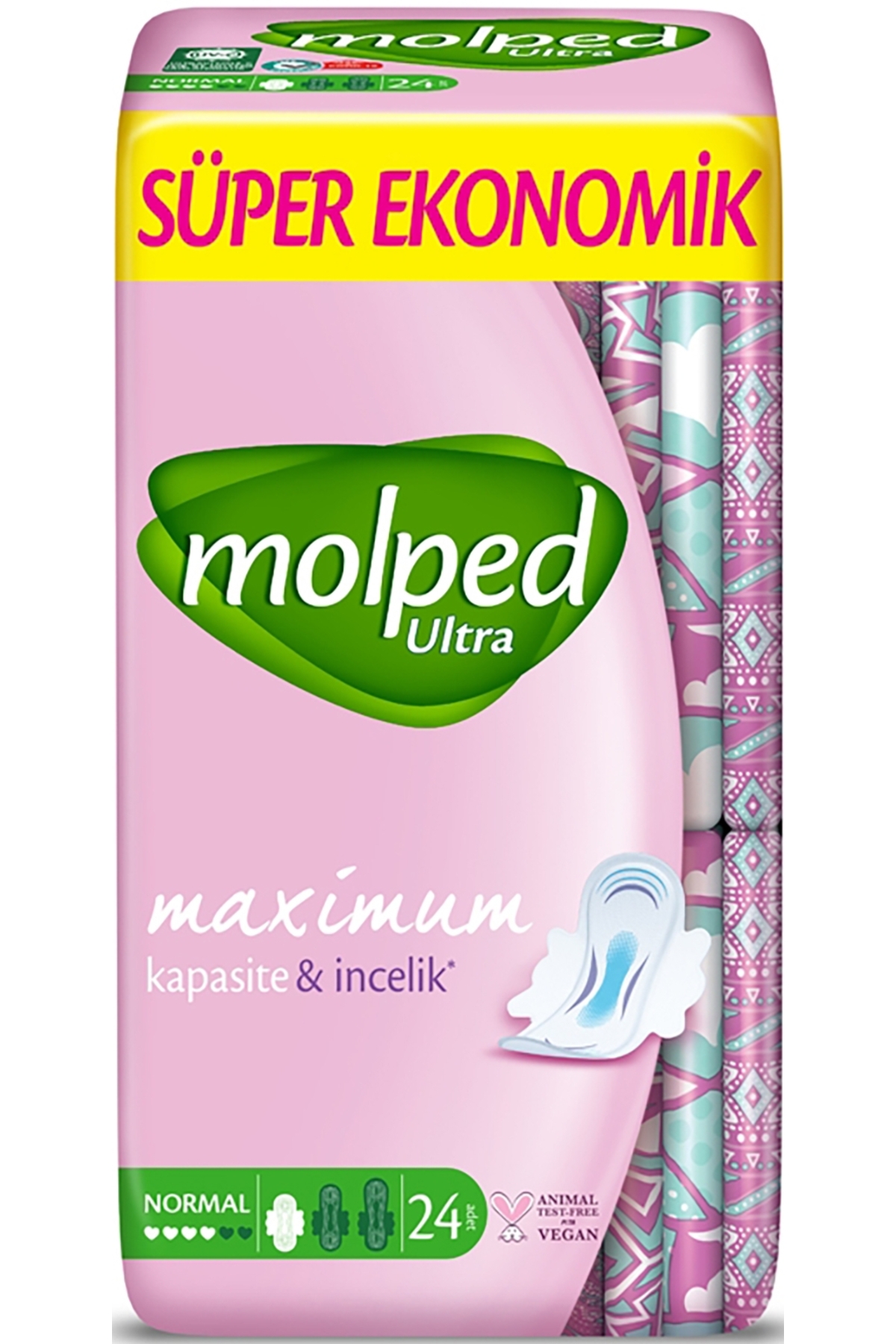 MOLPED ANATOMİK NORMAL 24LÜ HİJYENİK PED-