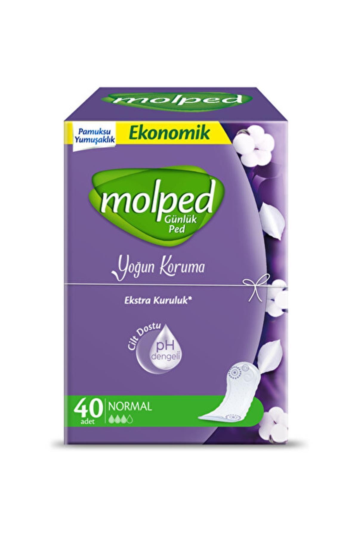 Molped Günlük Ped Koruma Parfümsüz Normal Ekonomik-