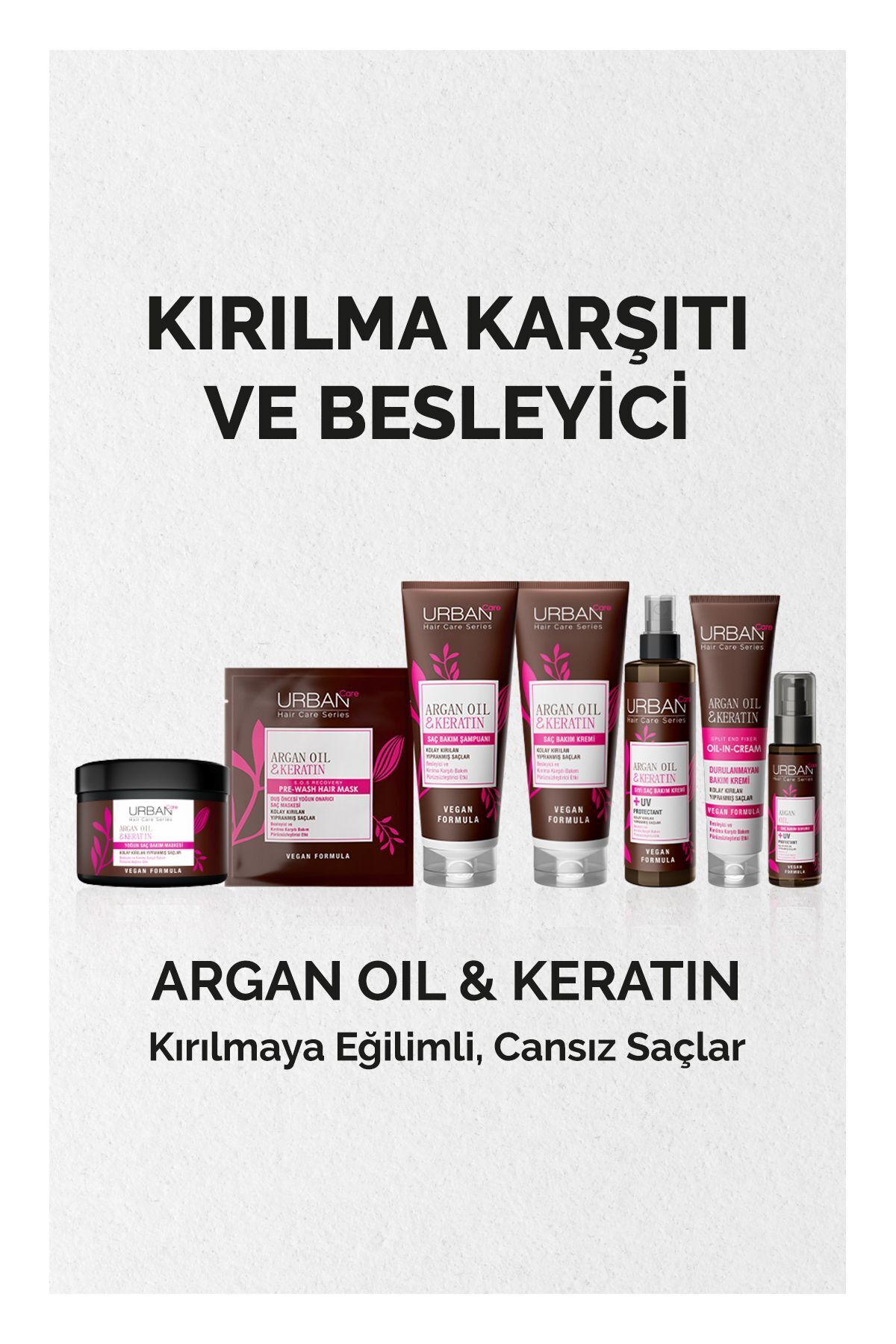 URBAN CARE ARGAN YAĞI&KERATİN DUŞ ÖNCESİ SAÇ BAKIM 50ML-