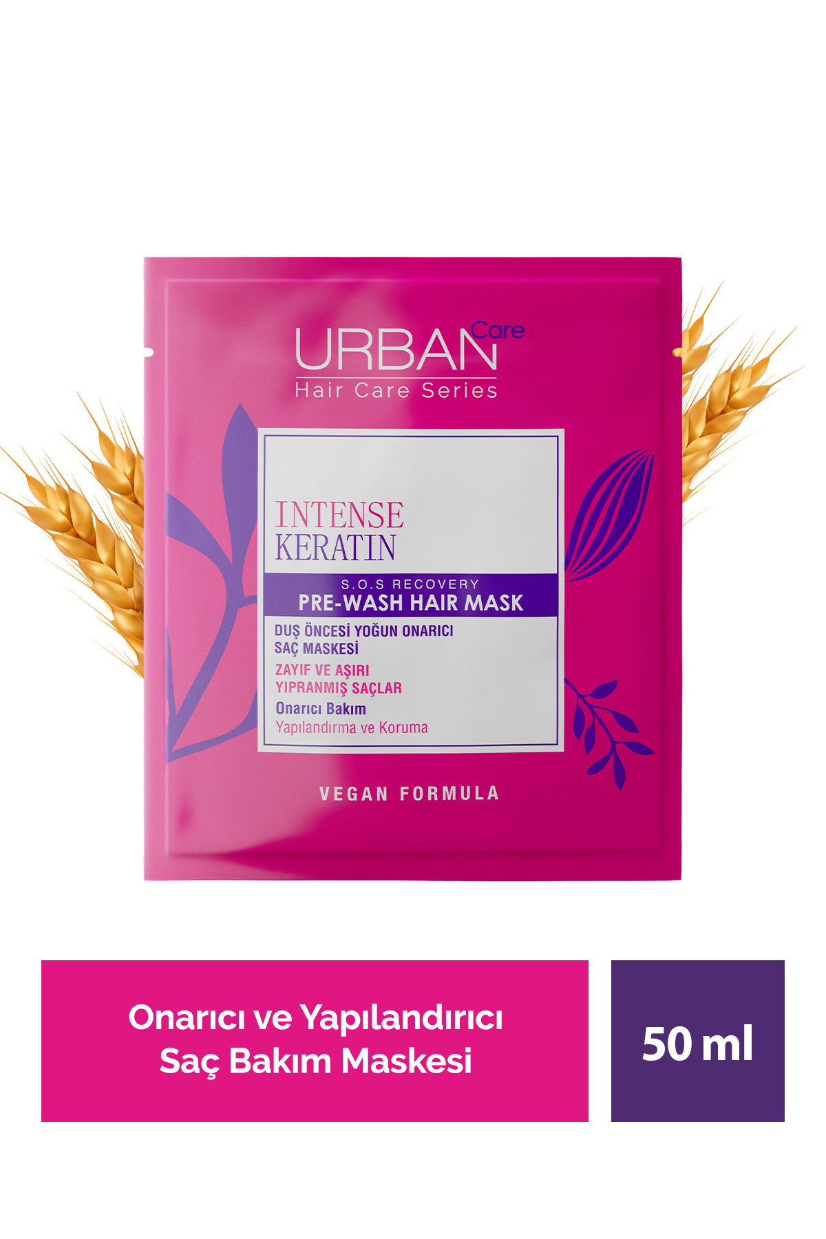 URBANCARE INTENSE KERATİN DUŞ ÖNCESİ SAÇ MASKESİ-