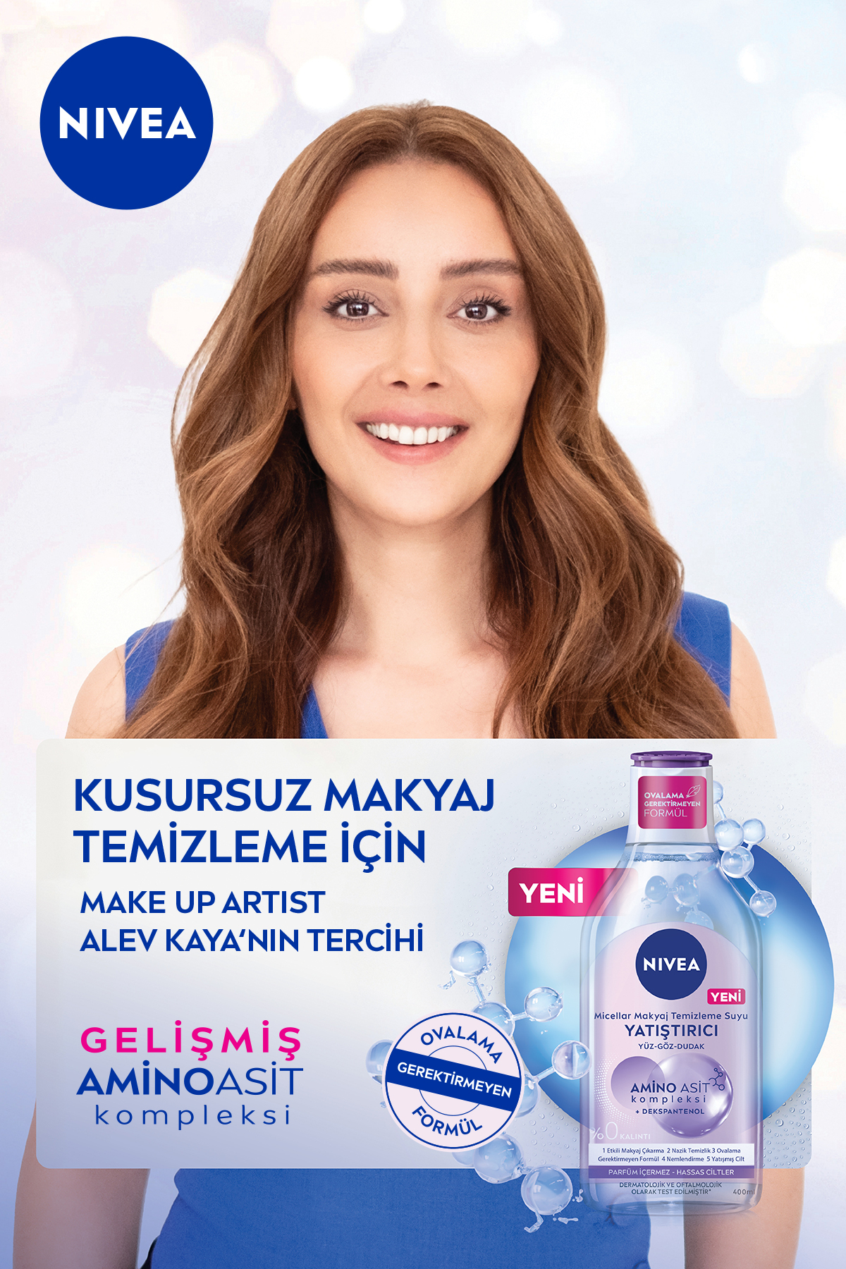 NIVEA 5IN1 MICELLAR MAKYAJ TEMİZLEME SUYU 400ML-