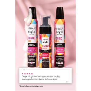 URBAN CARE STYLE GUİDE ICONİC CURL GÜÇLÜ TUTUŞ KÖPÜĞÜ 200ML-