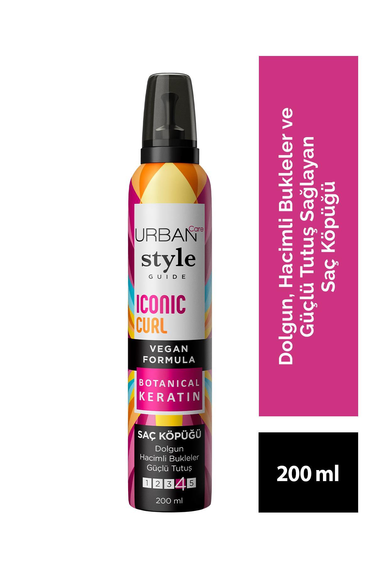 URBAN CARE STYLE GUİDE ICONİC CURL GÜÇLÜ TUTUŞ KÖPÜĞÜ 200ML-