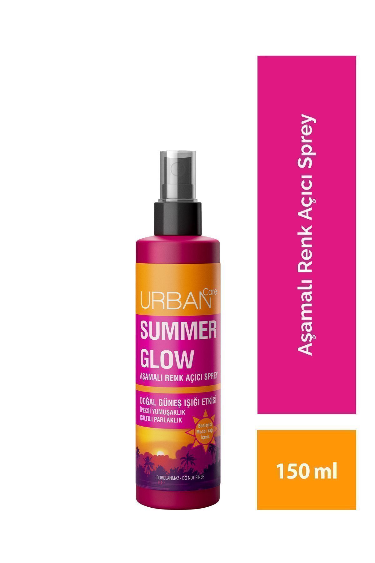URBAN CARE SUMMER GLOW AŞAMALI RENK AÇICI SPREY 150ML-
