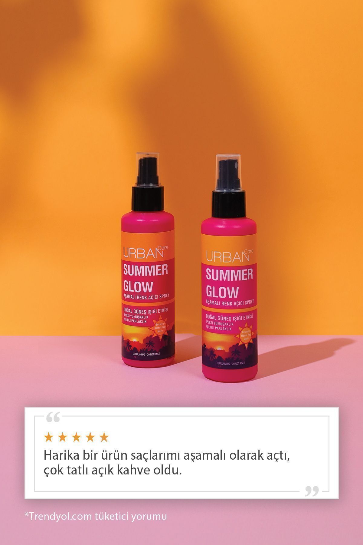 URBAN CARE SUMMER GLOW AŞAMALI RENK AÇICI SPREY 150ML-