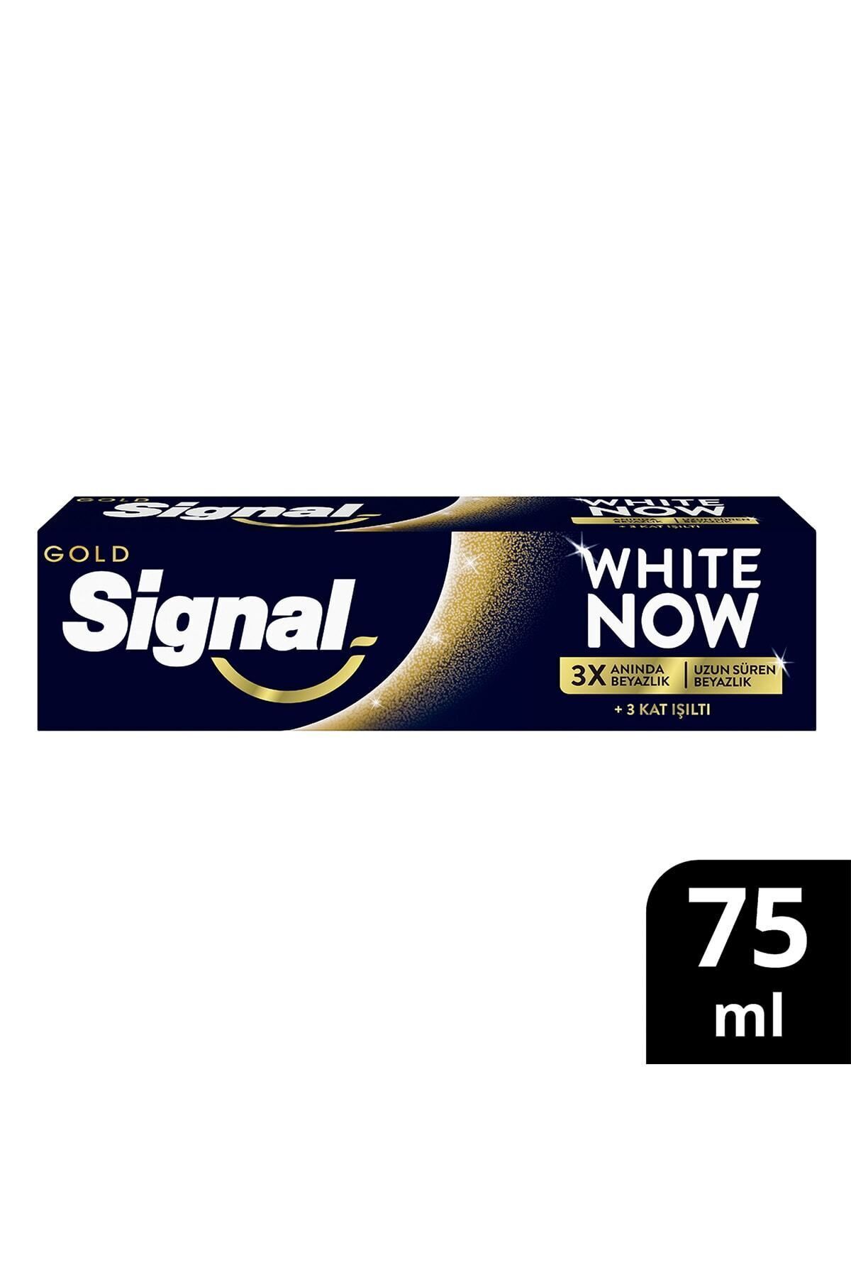 SİGNAL DİŞ MACUNU WHİTE NOW GOLD ANINDA 3 KAT BEYA-