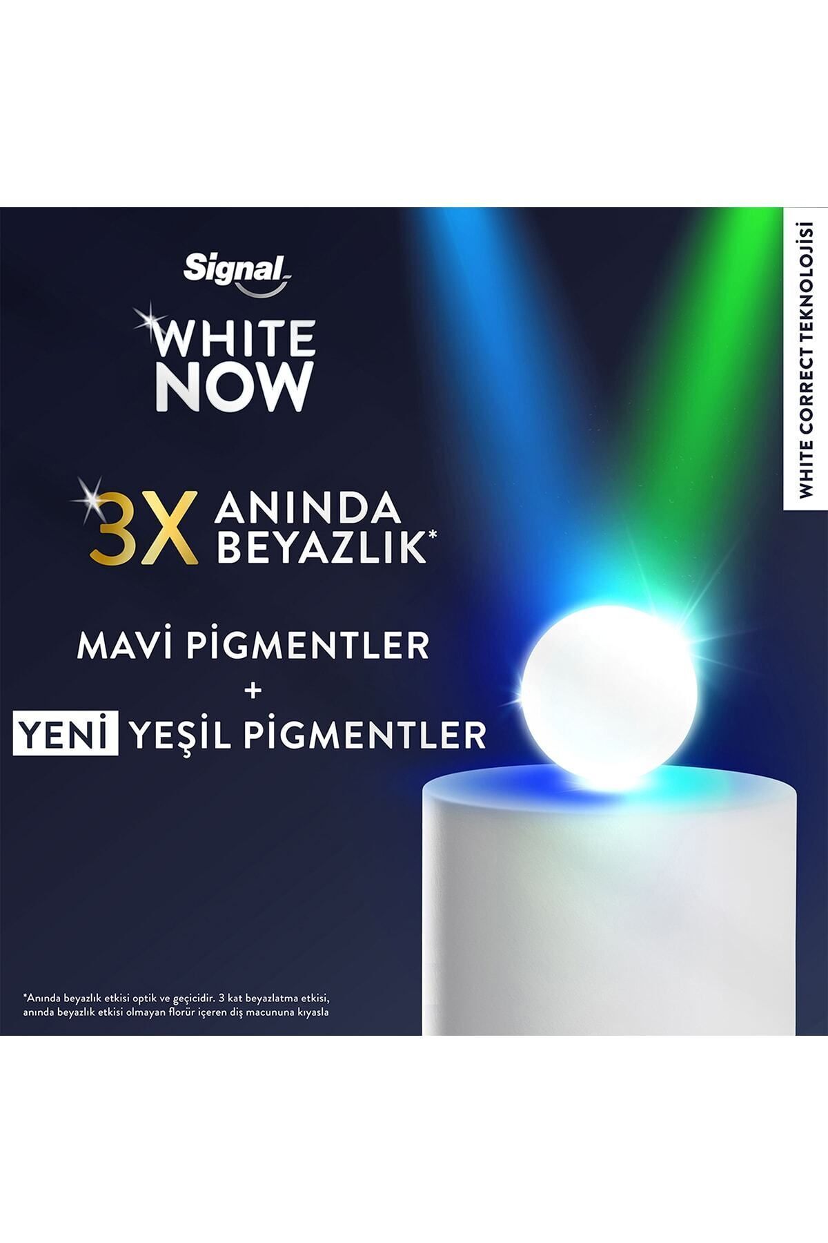 SİGNAL DİŞ MACUNU WHİTE NOW GOLD ANINDA 3 KAT BEYA-