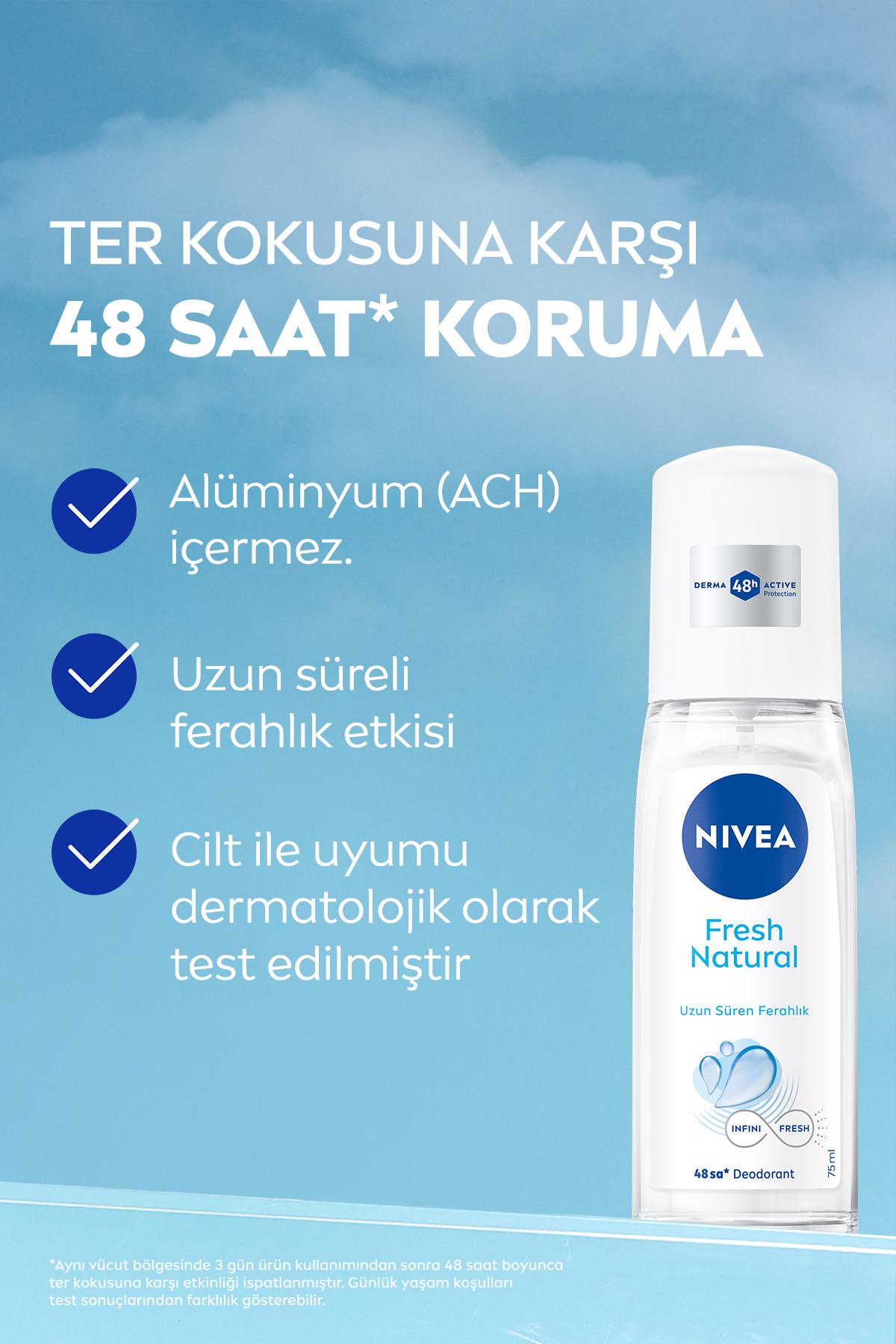 NIVEA FRESH NATURAL SPREY 75 ML-