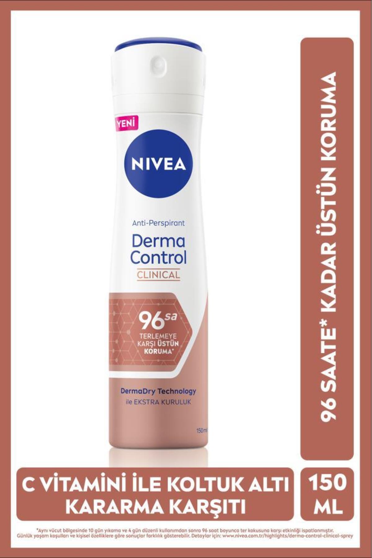 NIVEA DERMA CONTROL CLINICAL DEODORANT 150ML-