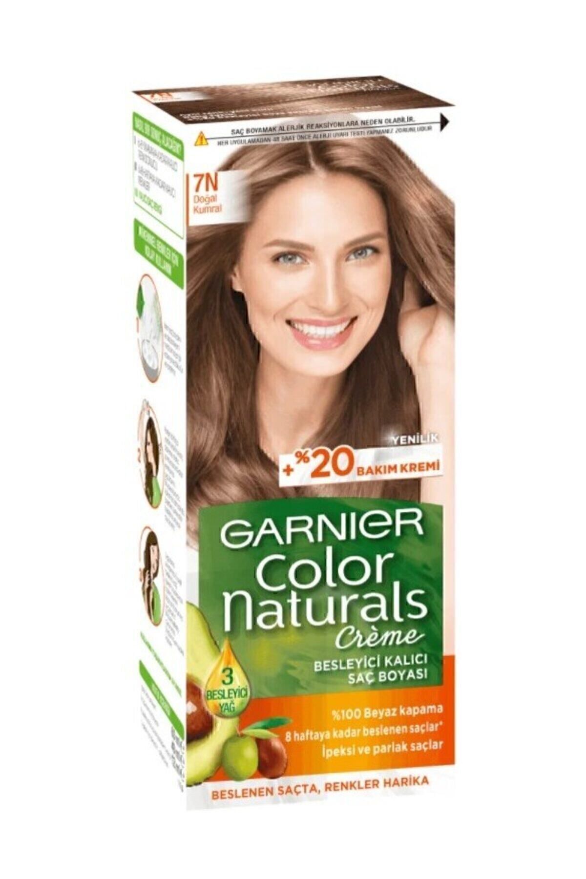 GARNİER COLOR NATURALS 7N DOĞAL KUMRAL SAÇ BOYASI-