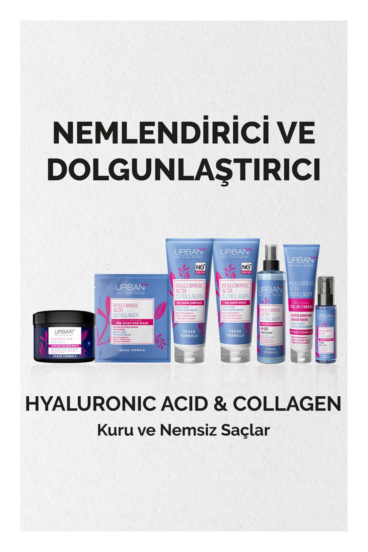 URBAN CARE HYALURONIC ACID&COLLAG SAÇ KREMİ 250ML-