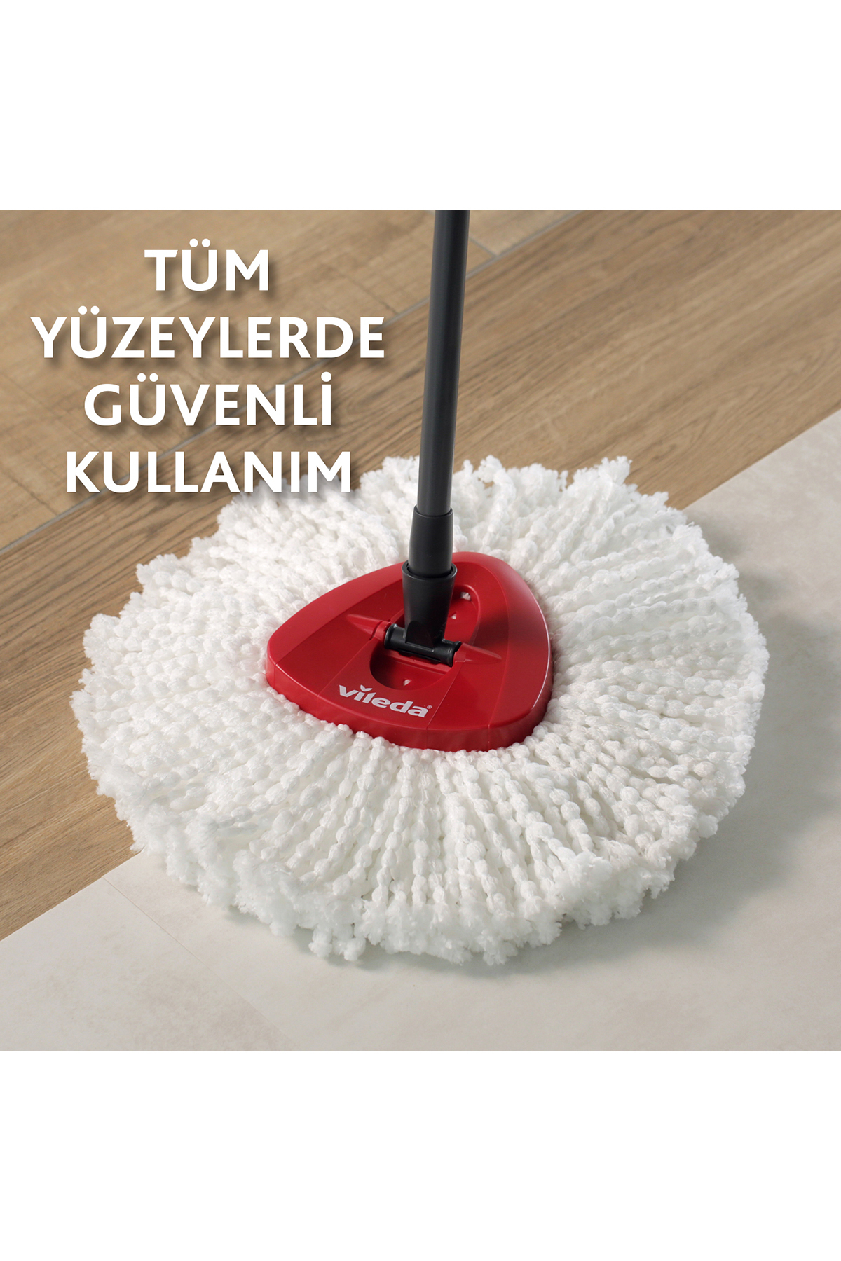 Vileda Turbo Classic Üçgen Mikrofiber Yedek Paspas-