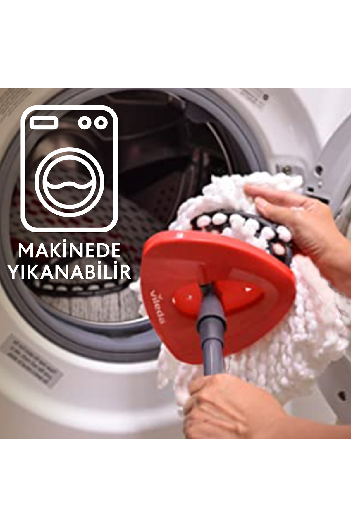 Vileda Turbo Classic Üçgen Mikrofiber Yedek Paspas-