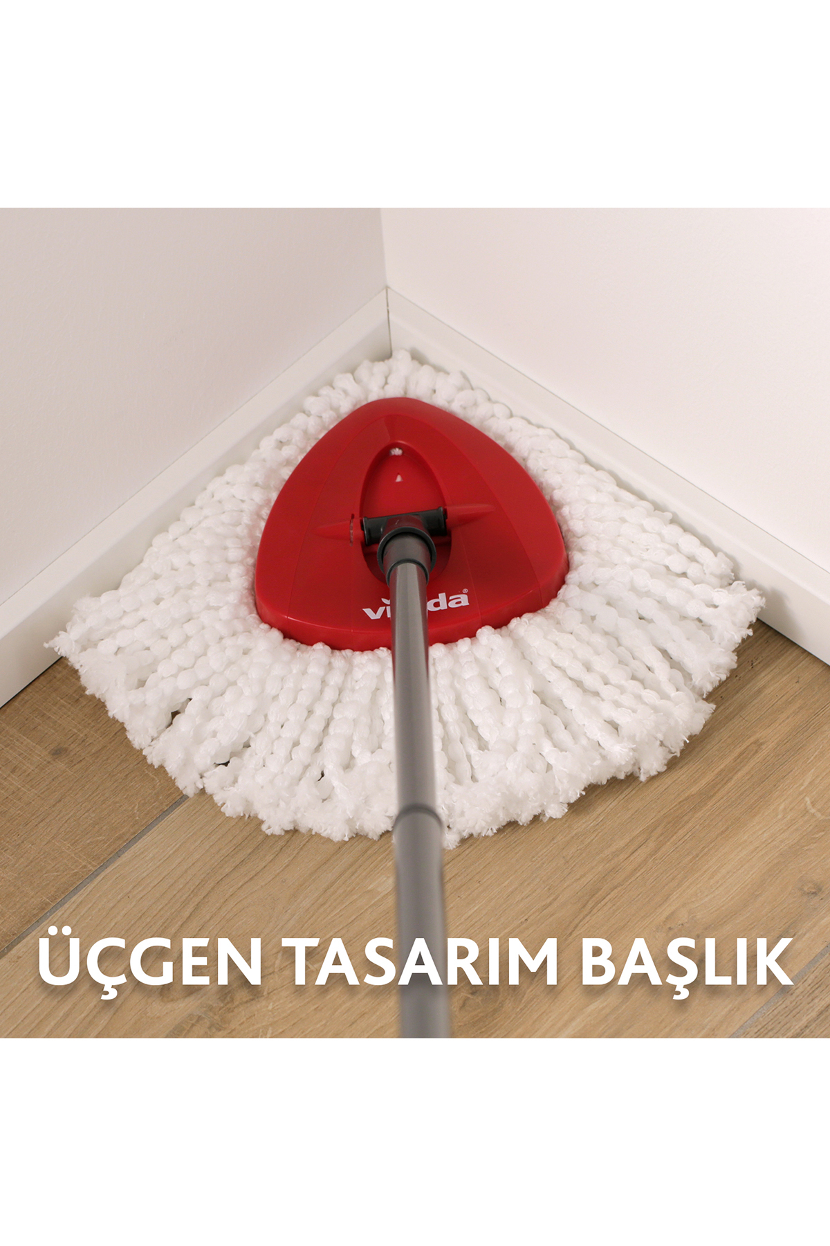 Vileda Turbo Classic Üçgen Mikrofiber Yedek Paspas-