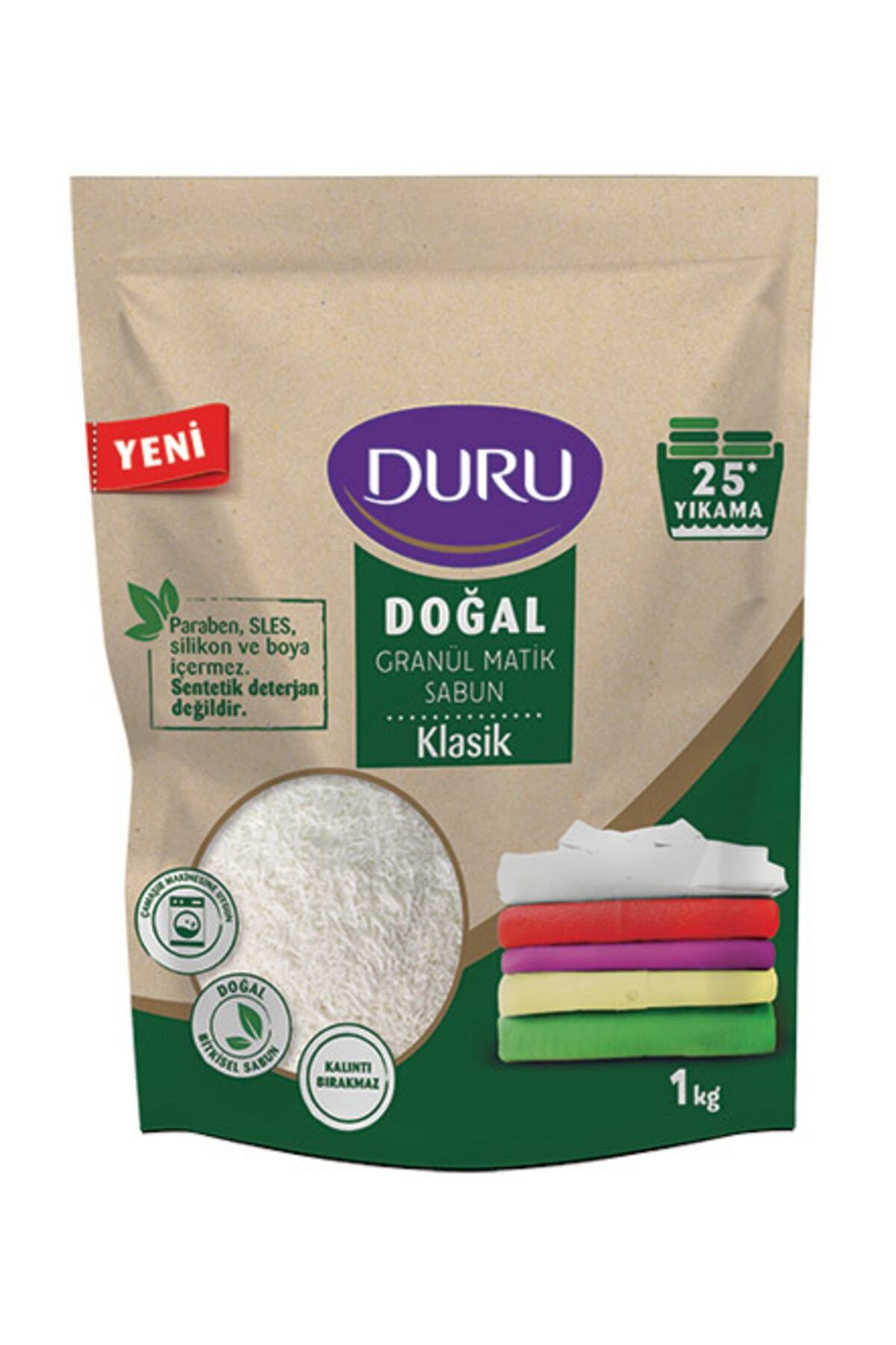 Duru Klasik Granül Matik 25 Yıkama Sabun 1 kg-