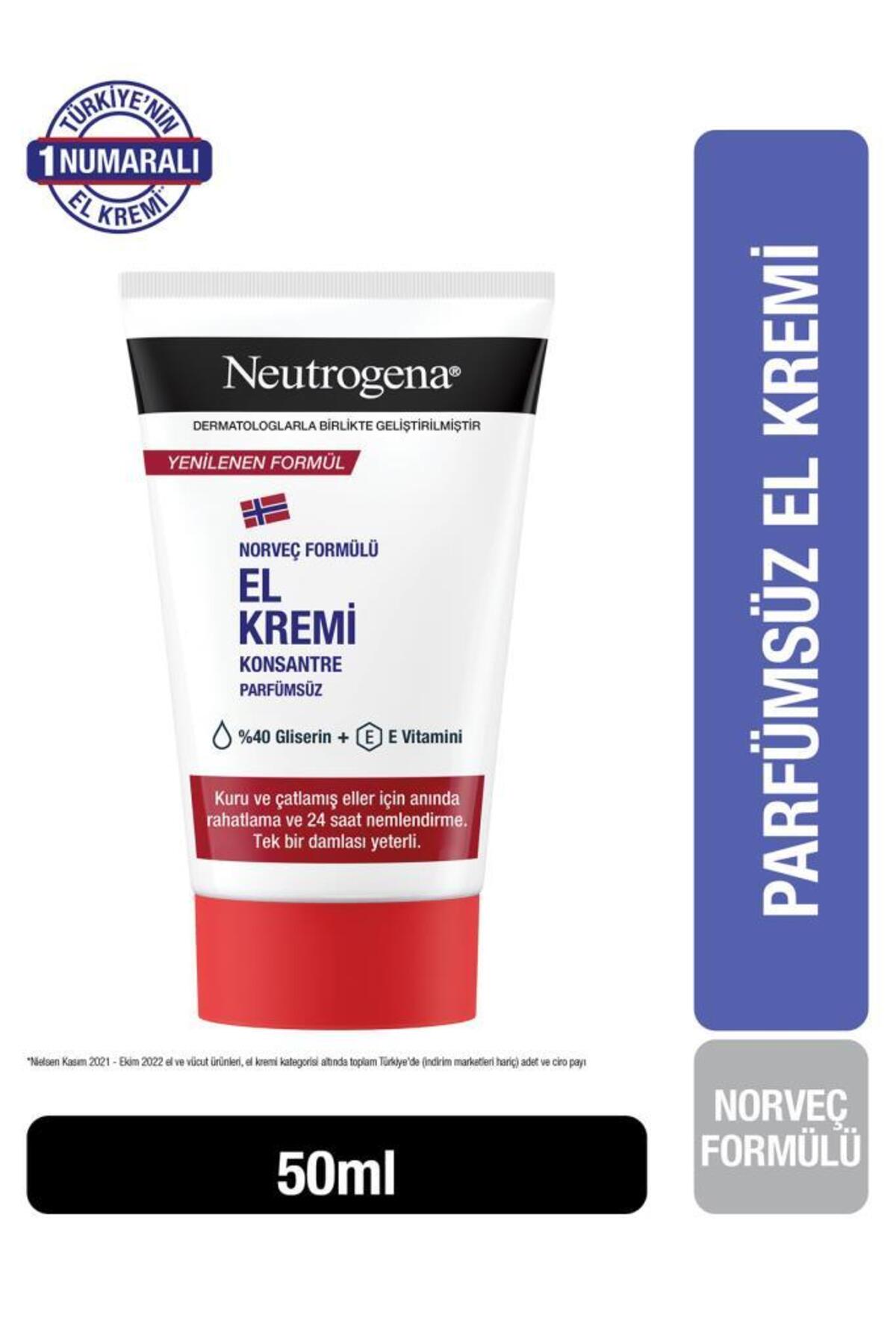 Neutrogena Norveç Formülü El Kremi Parfümsüz 50 ml-