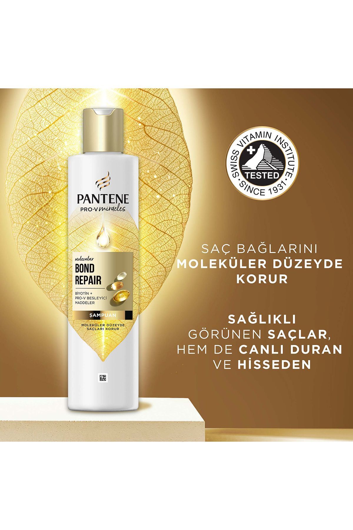 Pantene PRO-V MIRACLES Molecular Bond Repair Şampuan Yıpranmış Saçlar için 250ML-