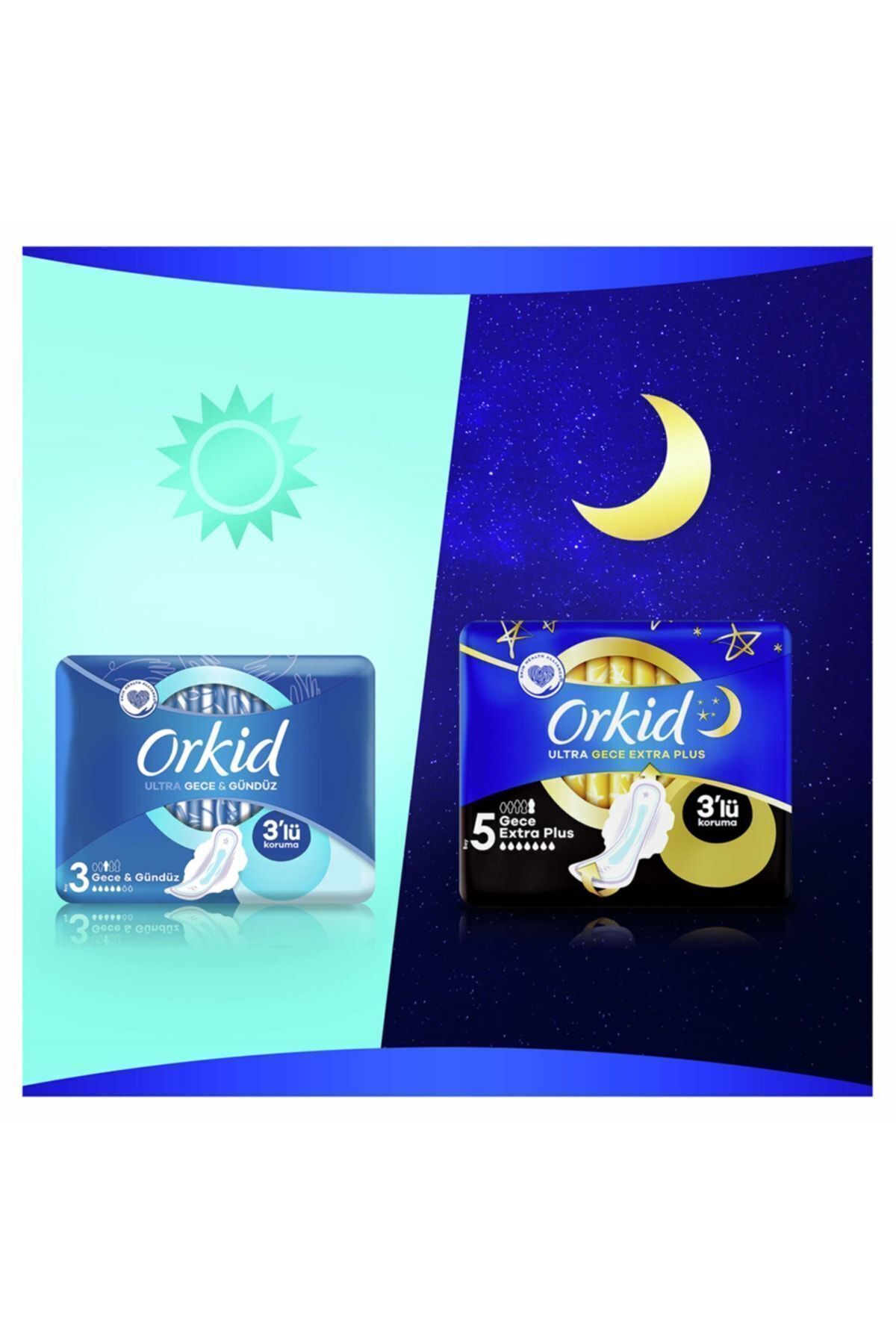 ORKİD ULTRA GECE & GÜNDÜZ (BOY 3) 12 ADET HİJYENİK PED-