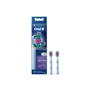 Oral-B Pro 3d White X-filament Şarjlı Diş Fırçası Yedek Başlığı 2 Adet-