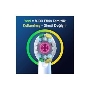 Oral-B Pro 3d White X-filament Şarjlı Diş Fırçası Yedek Başlığı 2 Adet-
