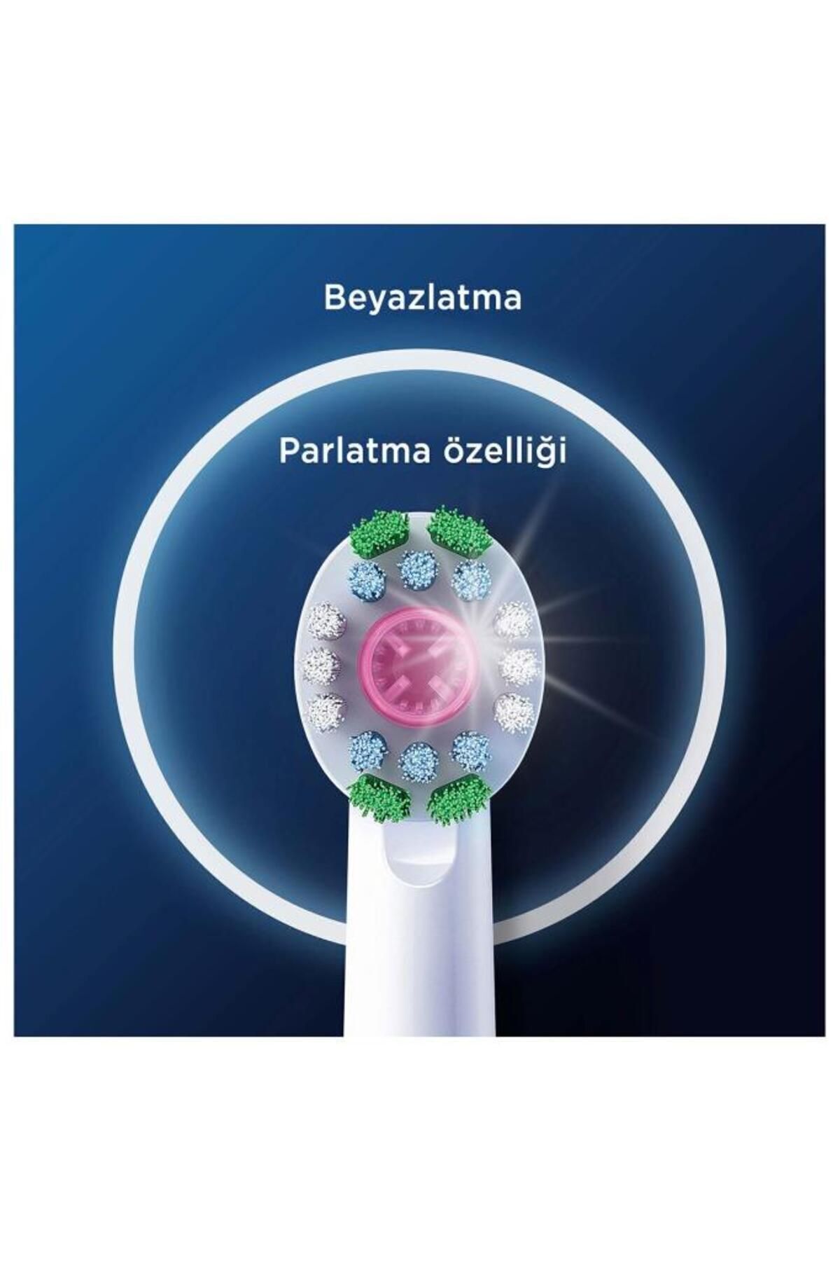 Oral-B Pro 3d White X-filament Şarjlı Diş Fırçası Yedek Başlığı 2 Adet-