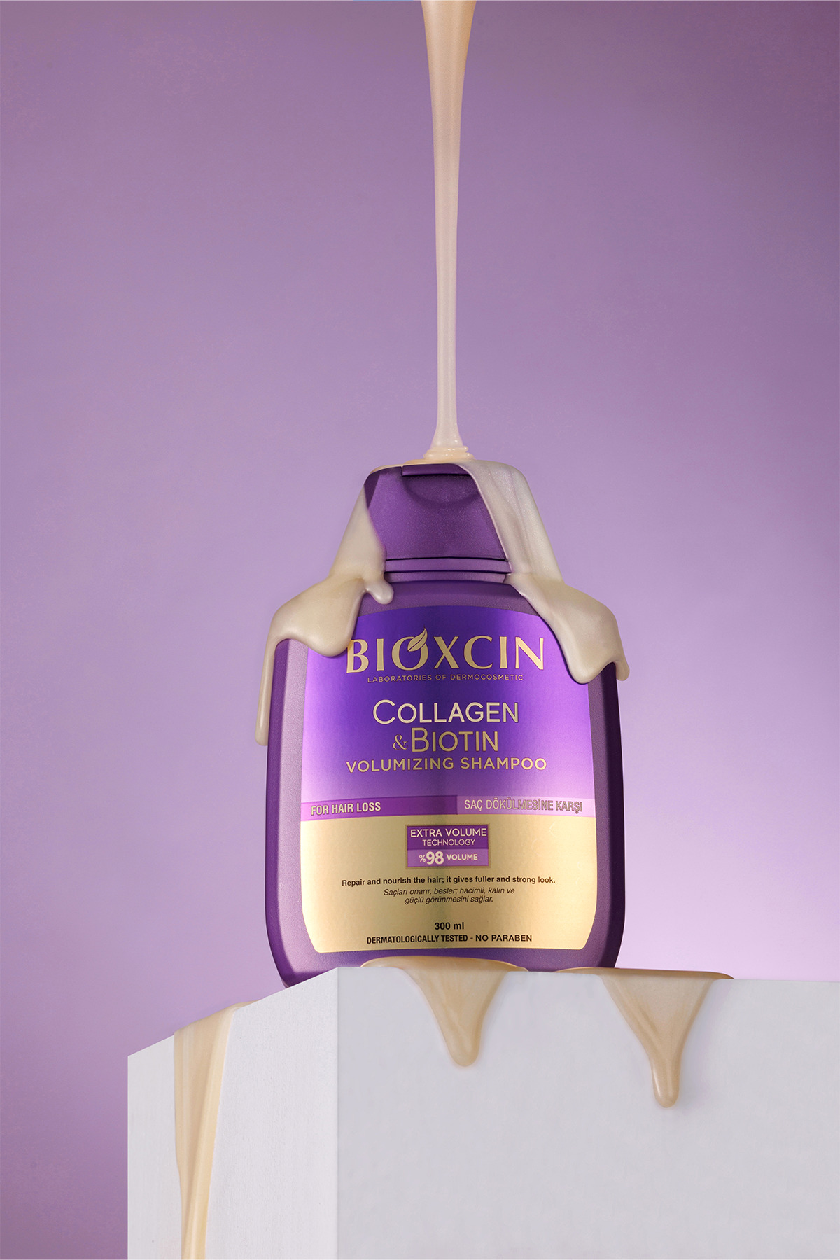 Bioxcin Collagen & Biotin Ekstra Hacim Şampuanı 3 x 300 ml 3 Al 2 Öde - Kolajen Biotin Ince Ve Seyrek Saçlar-