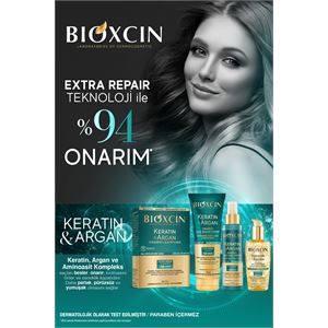 Bioxcin Keratin & Argan Onarıcı Şampuan 300 Ml - Yıpranmış Ve Hasar Görmüş Saçlar 2 Li Avantaj Set-