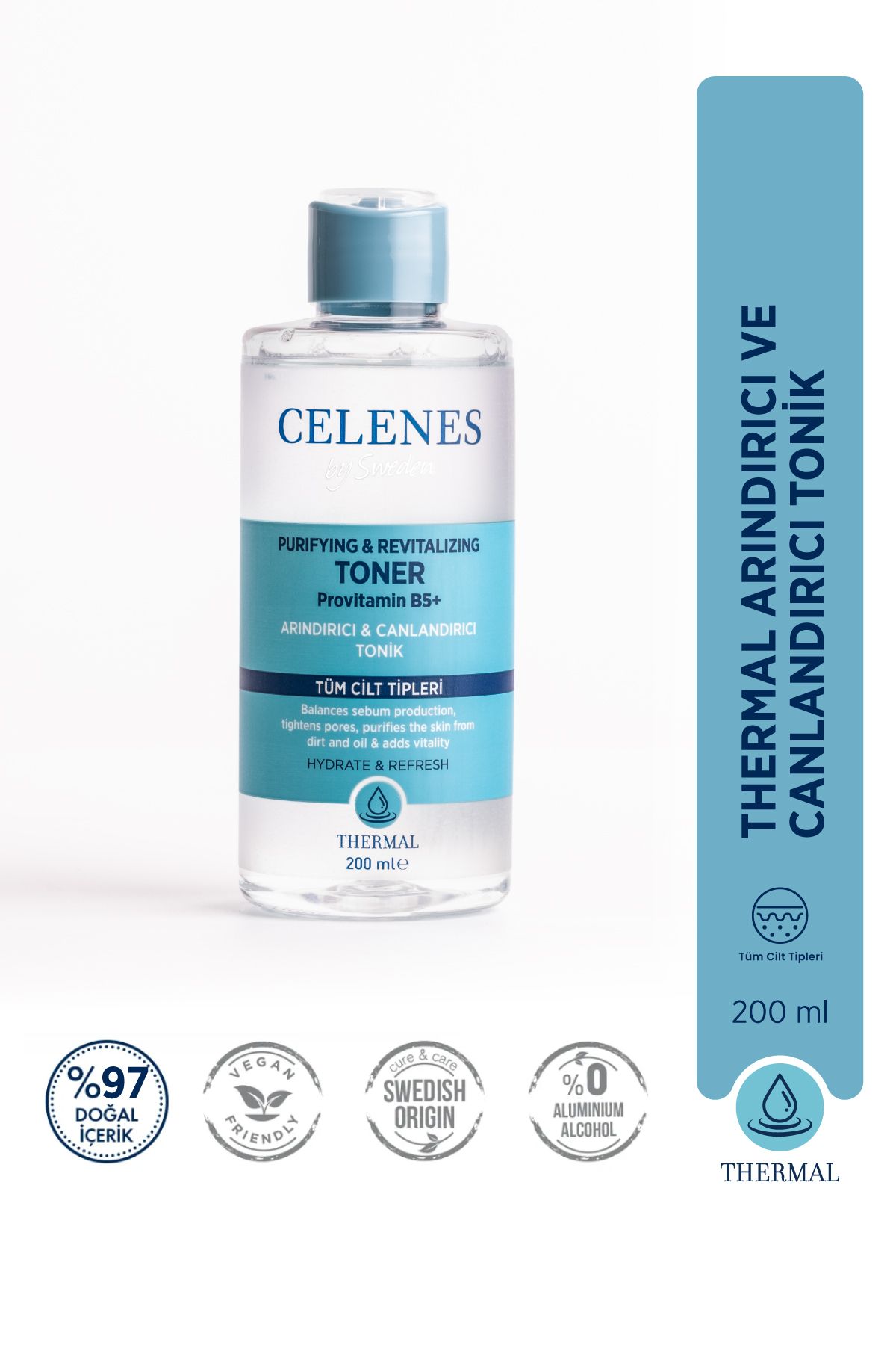 Celenes by Sweden Arındırıcı Ve Canlandırıcı Thermal Tonik 200 ml-