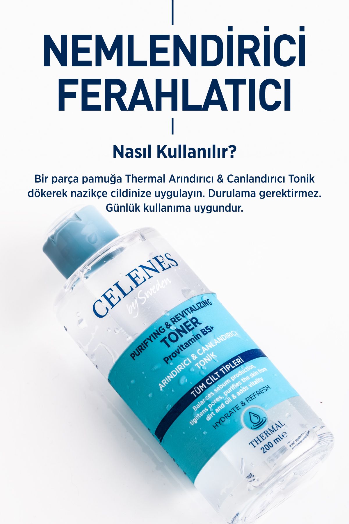 Celenes by Sweden Arındırıcı Ve Canlandırıcı Thermal Tonik 200 ml-