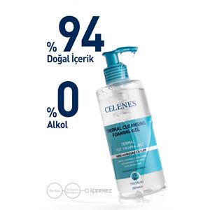 CELENES BY SWEDEN NEMLENDİRİCİ VE CANLANDIRICI THERMAL YÜZ TEMİZLEME JELİ KURU VE HASSAS CİLTLER 250 ML-