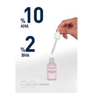 CELENES BY SWEDEN AHA + BHA + LACTİN + ARCTİC CHAGA MUSHROOM 30 ML-