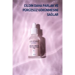 CELENES BY SWEDEN AHA + BHA + LACTİN + ARCTİC CHAGA MUSHROOM 30 ML-