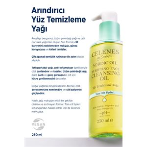 CELENES BY SWEDEN NORDİC OİL ARINDIRICI YÜZ TEMİZLEME YAĞI TÜM CİLT TİPLERİ-