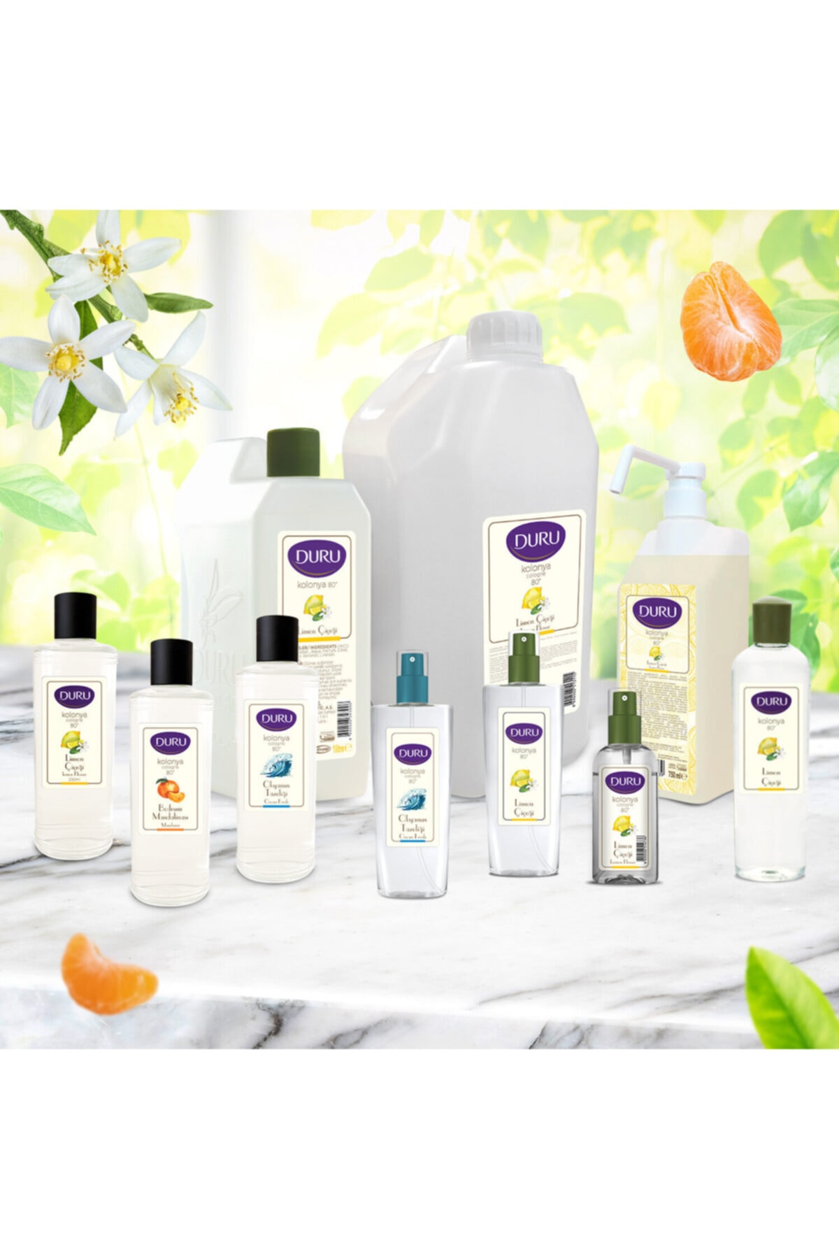 DURU LİMON KOLONYA PET ŞİŞE 200 ML DURU-