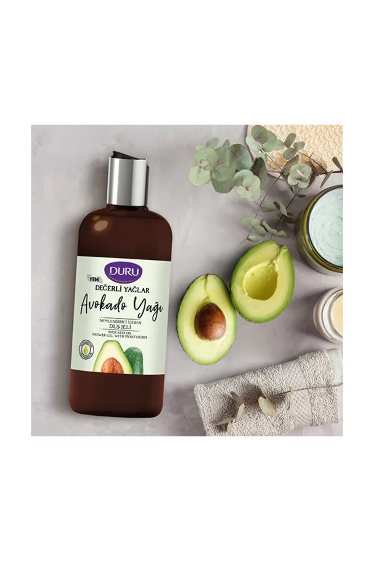 DURU 500 ML DEĞERLİ YAĞLAR DUŞ JELİ AV0KADO-