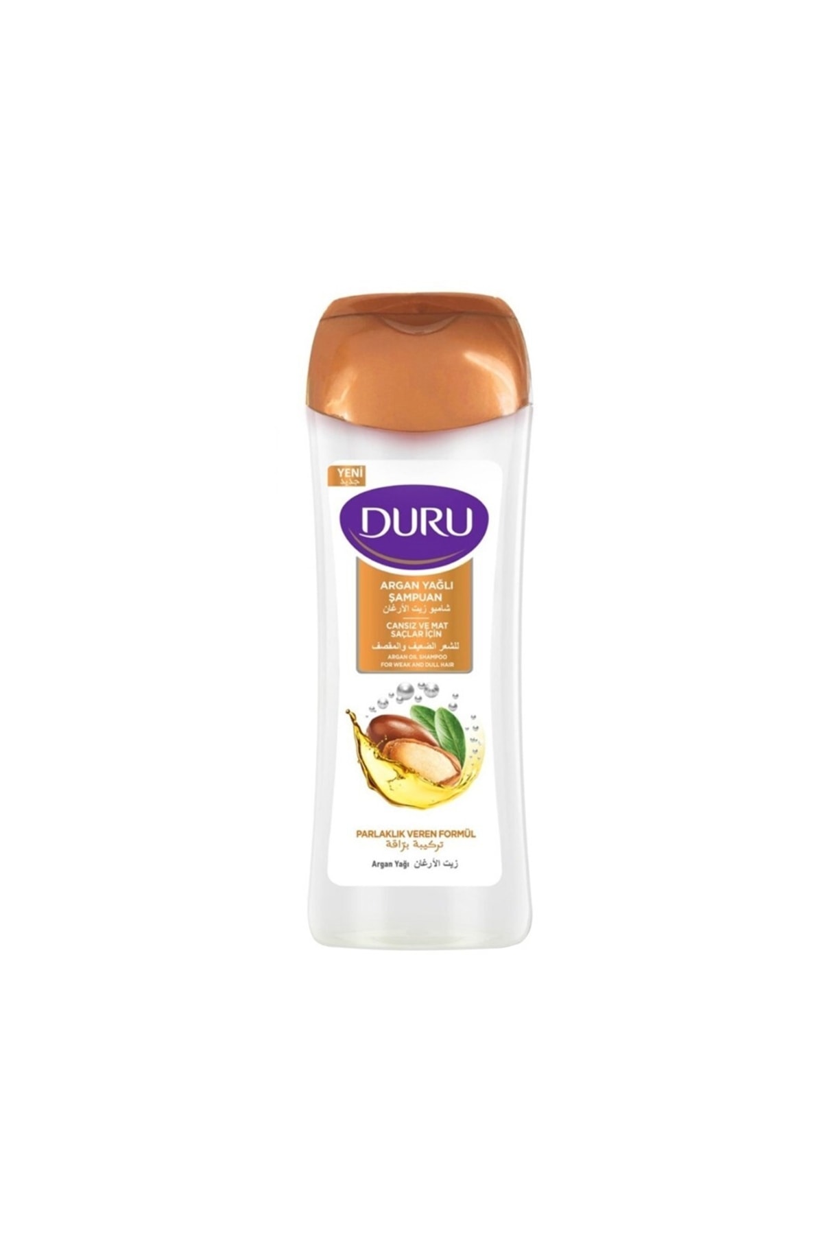 DURU ŞAMPUAN CANSIZ VE MAT SAÇLAR İÇİN ARGAN YAĞLI-