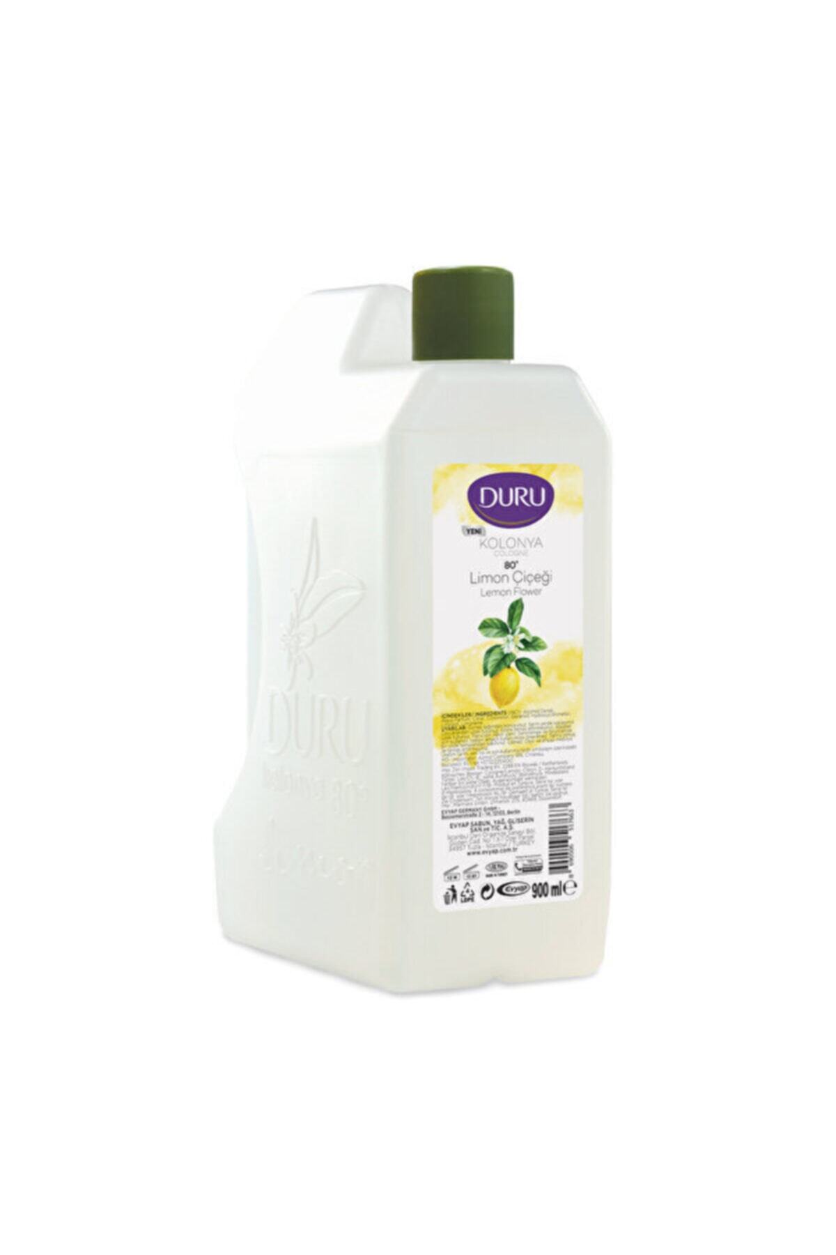 DURU LİMON KOLONYA BİDON 80 DERECE 900 ML-