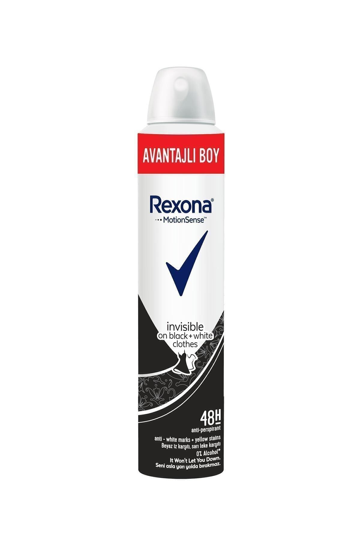 REXONA INVİSİBLE BLACK + WHİTE KADIN SPREY DEODORA-