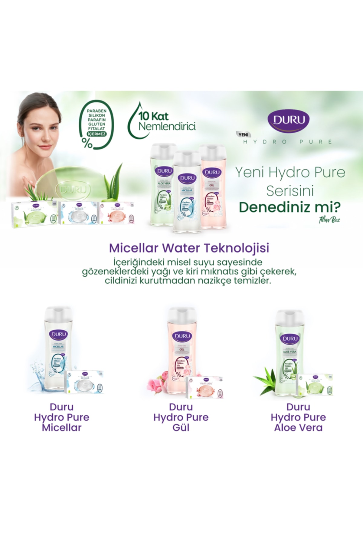 MİCELLAR H2O DUŞ JELİ 450 ML-