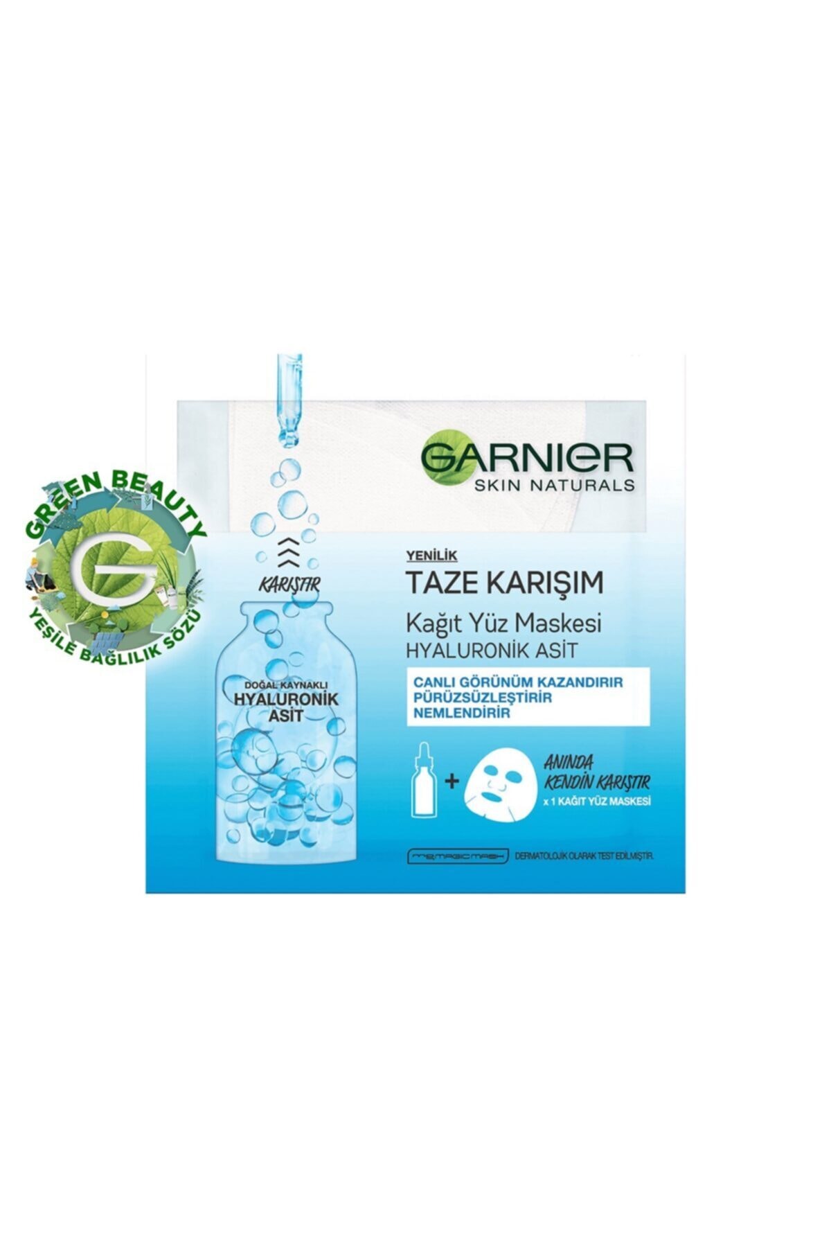 GARNİER TAZE KARIŞIM HYALURONİK ASİT TEK KULLANIML-