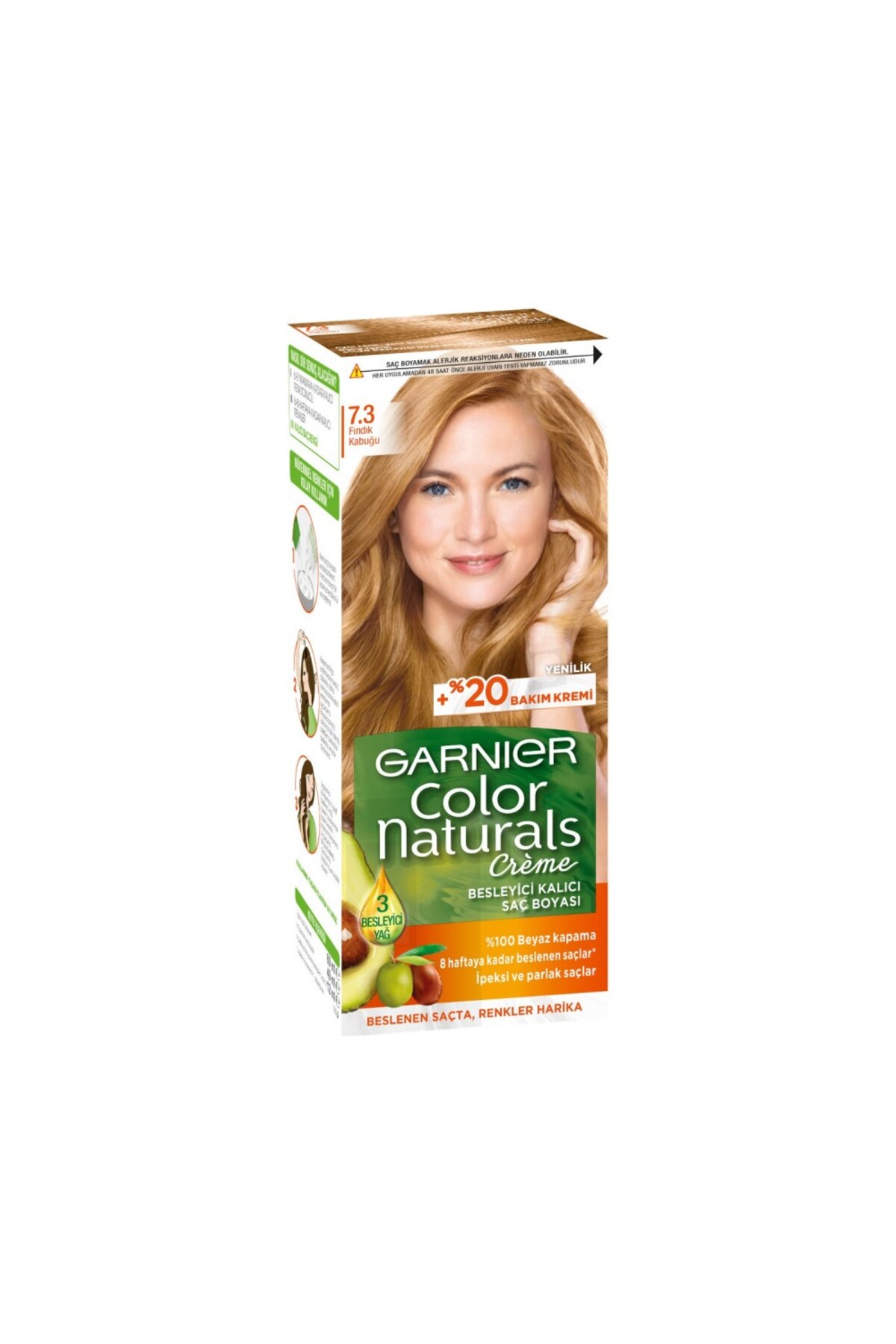 GARNİER COLOR NAT 7.3 FINDIK KABUĞU SAÇ BOYASI_x005F_x000D_-