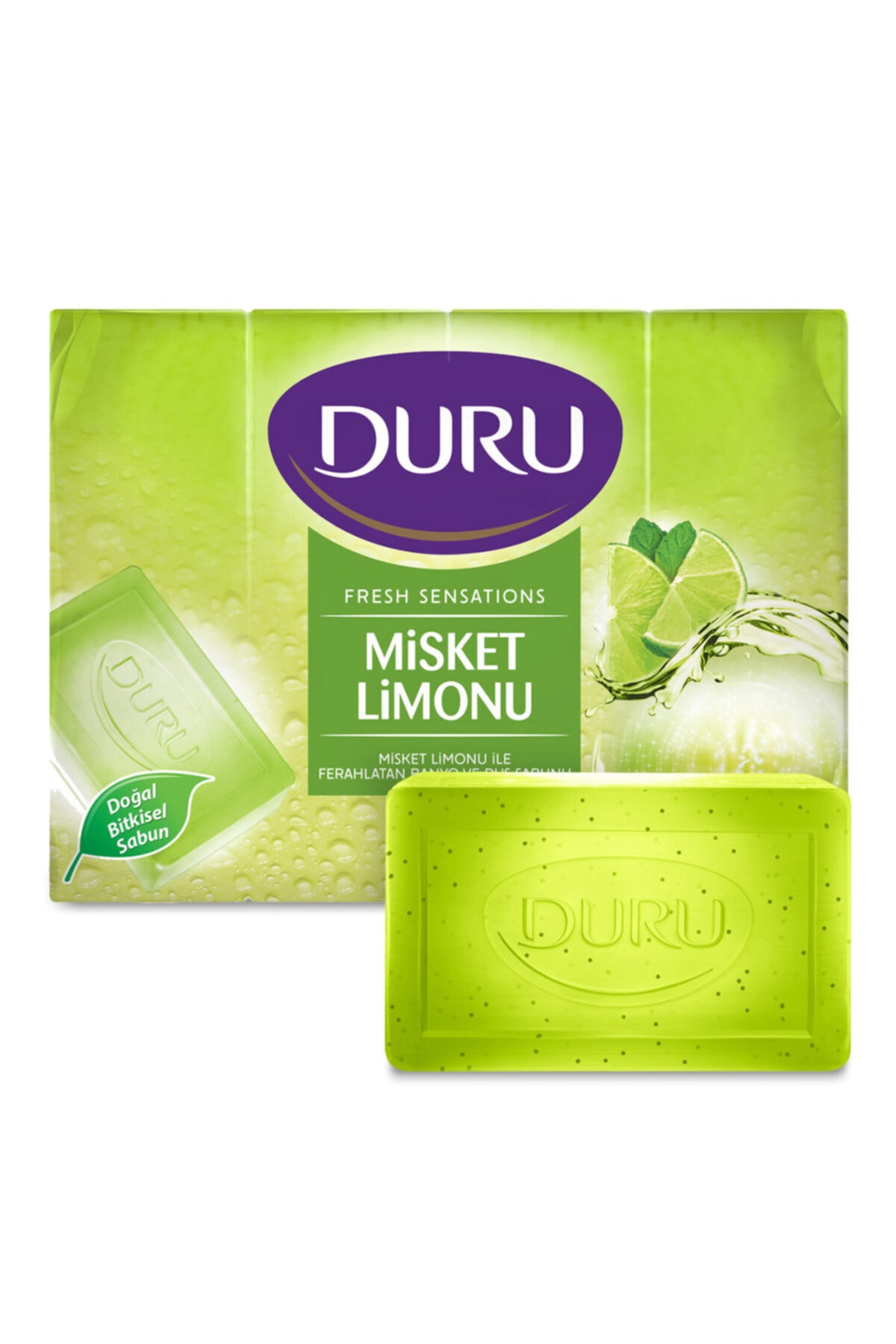 DURU FRESH SENSATİONS MİSKET LİMONU 4LÜ DUŞ SABUN-