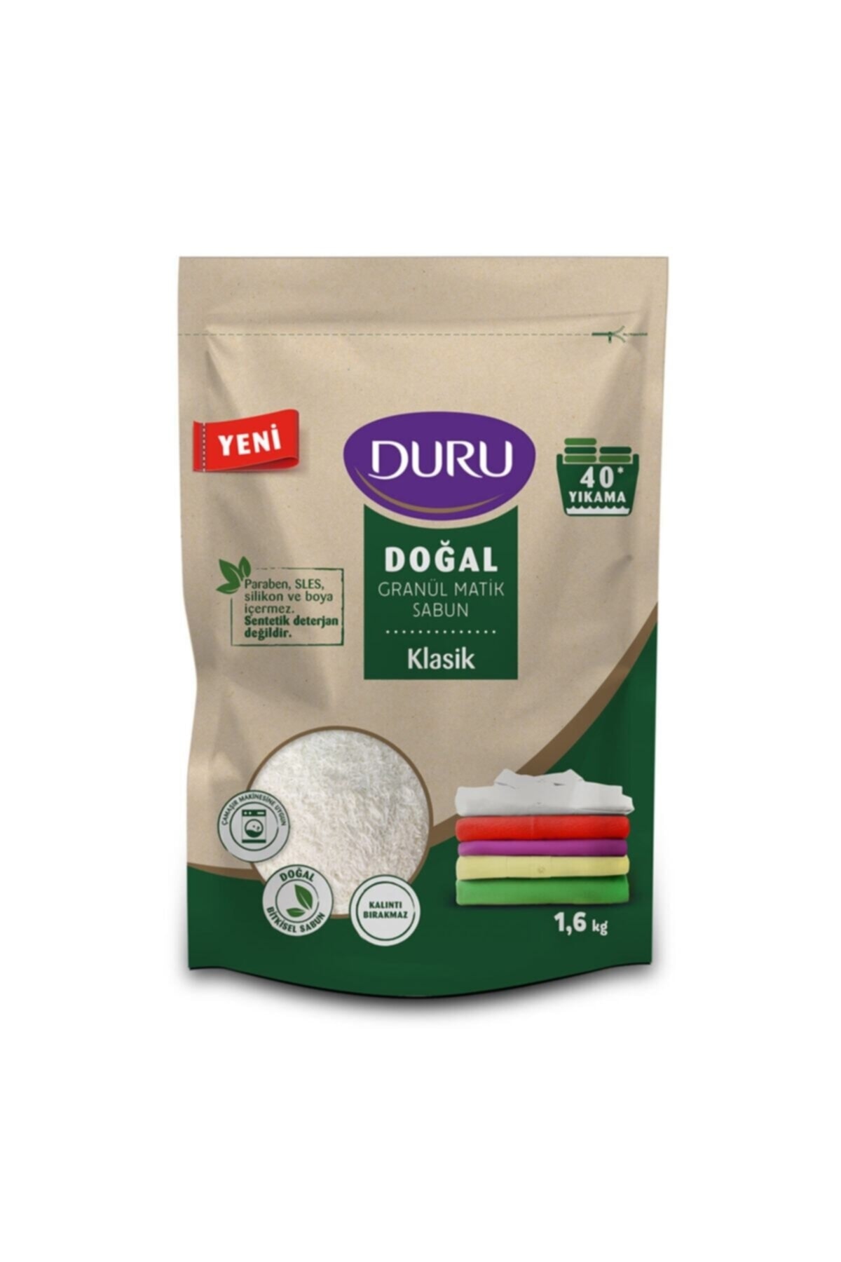 DURU GRANÜL SABUN 1,6 KG KLASİK-
