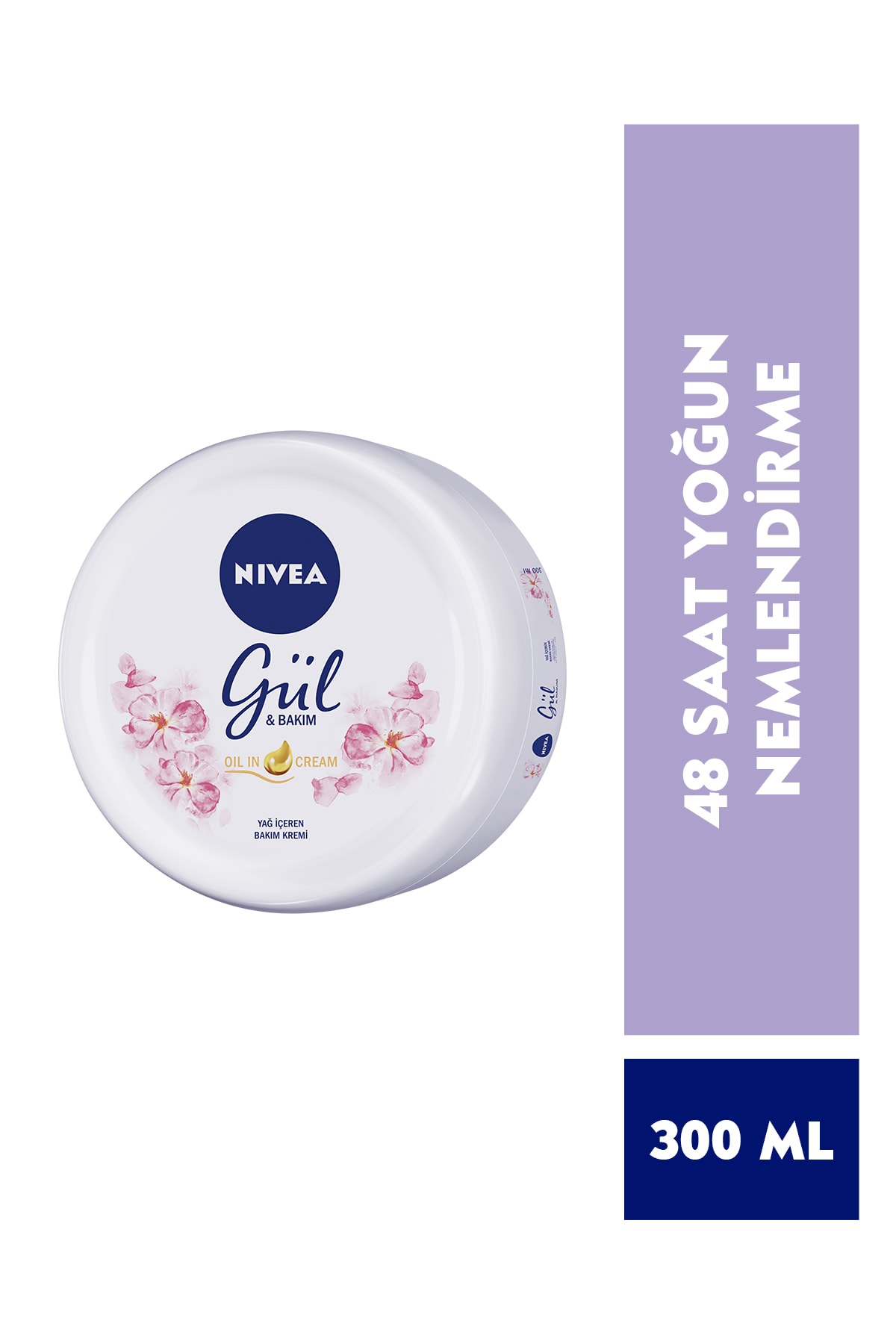 NİVEA SOFT GÜL-BAKIM YAĞ IÇEREN BAKIM KREMİ 300 ML-